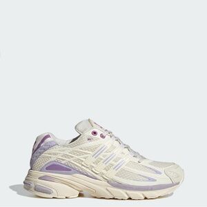 Adidas Cream and Purple Retro Sneakers